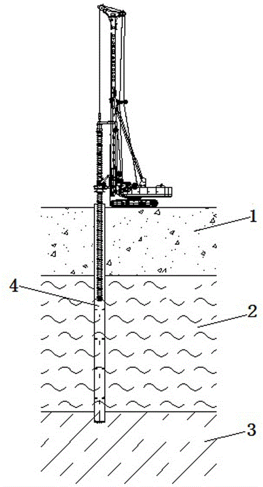 Pre-perforated lateral restraint pile and construction method thereof