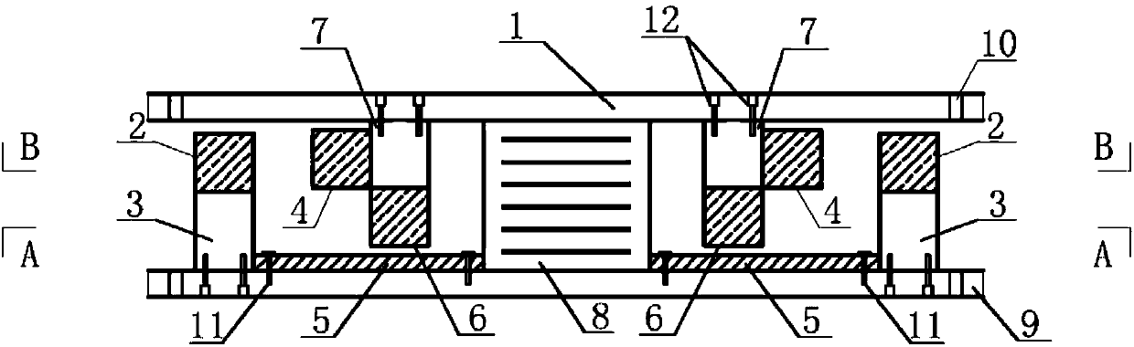 Electromagnetic damping negative-rigidity support