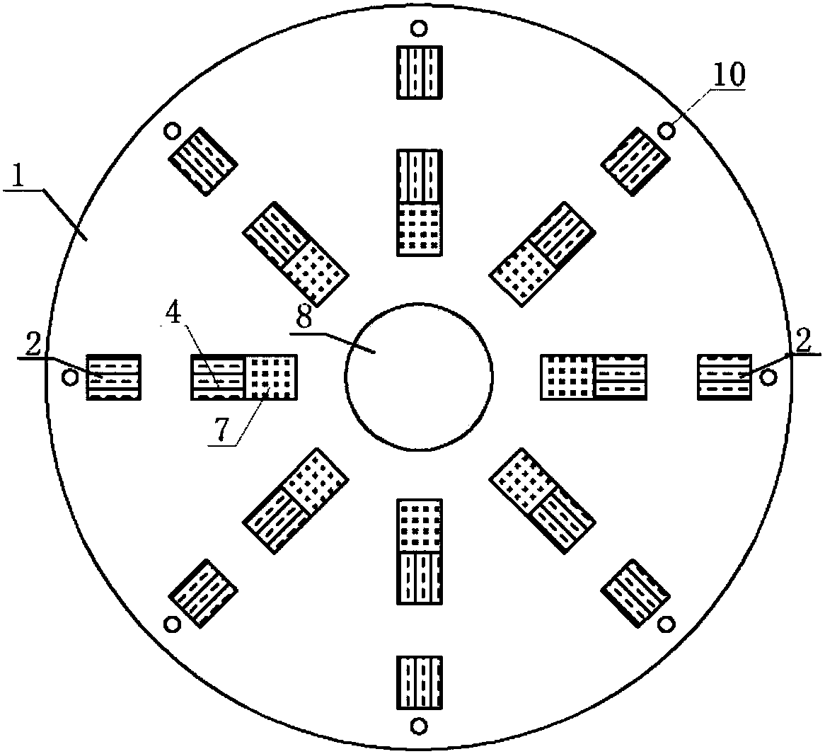 Electromagnetic damping negative-rigidity support