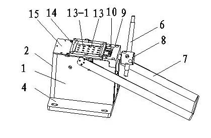 Integrated shearing and bent reshaping clamp device of optical device pin