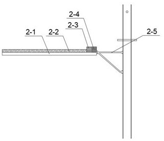 Intelligent monitoring method for scaffold