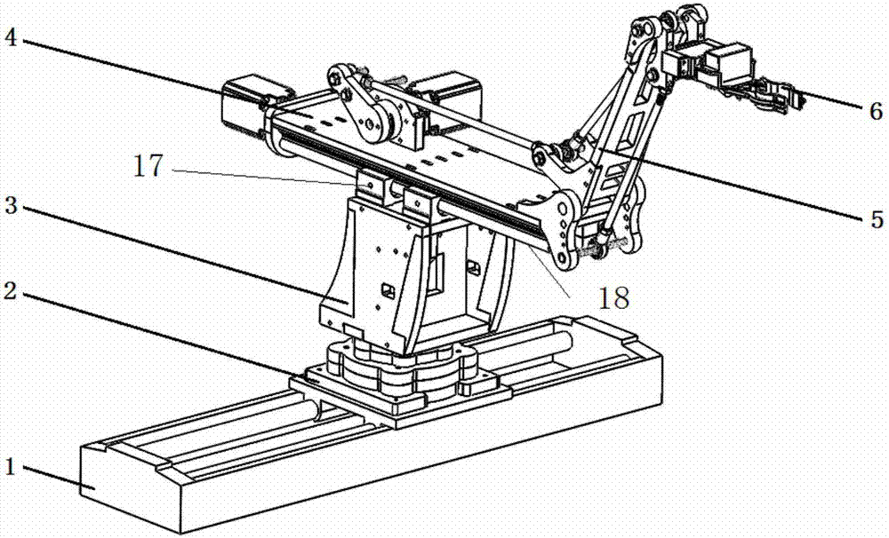 Connecting rod type intelligent robot