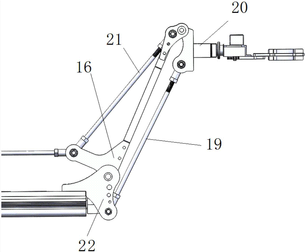 Connecting rod type intelligent robot