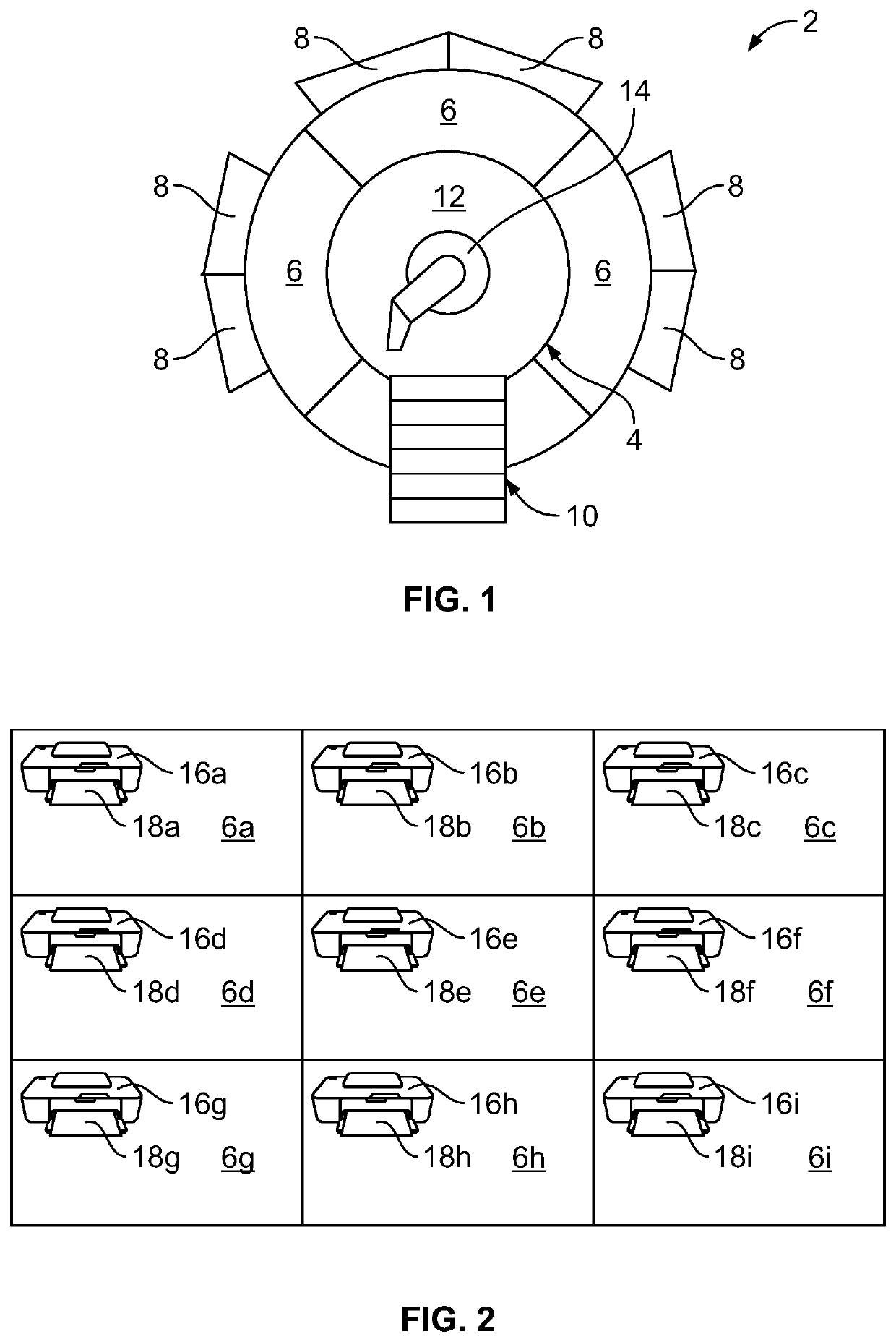 Systems and methods of distributed printing or use with automated robotic sorting