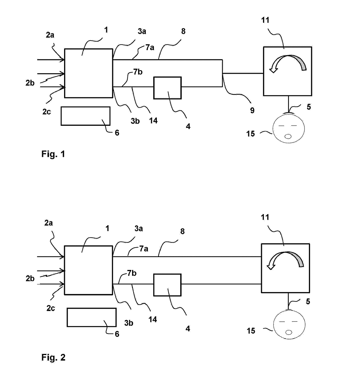 Device for providing a breathing gas flow enriched with anesthetic