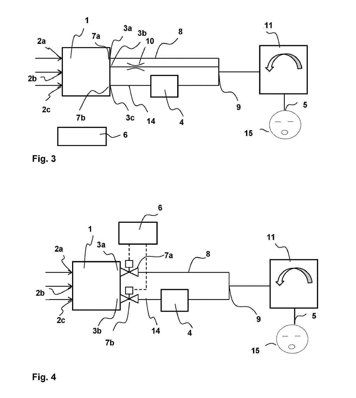 Device for providing a breathing gas flow enriched with anesthetic