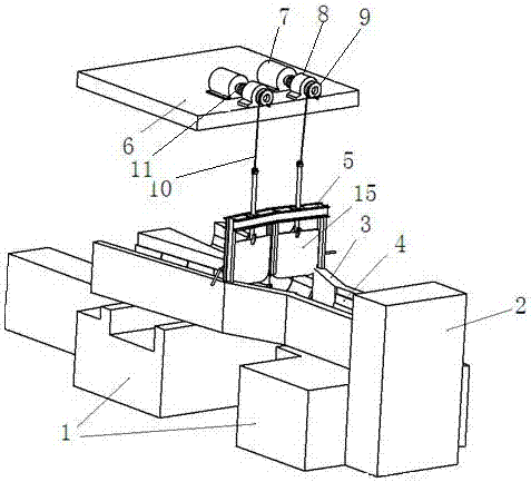 Blast furnace slag slurry conveying conversion device not liable to be damaged