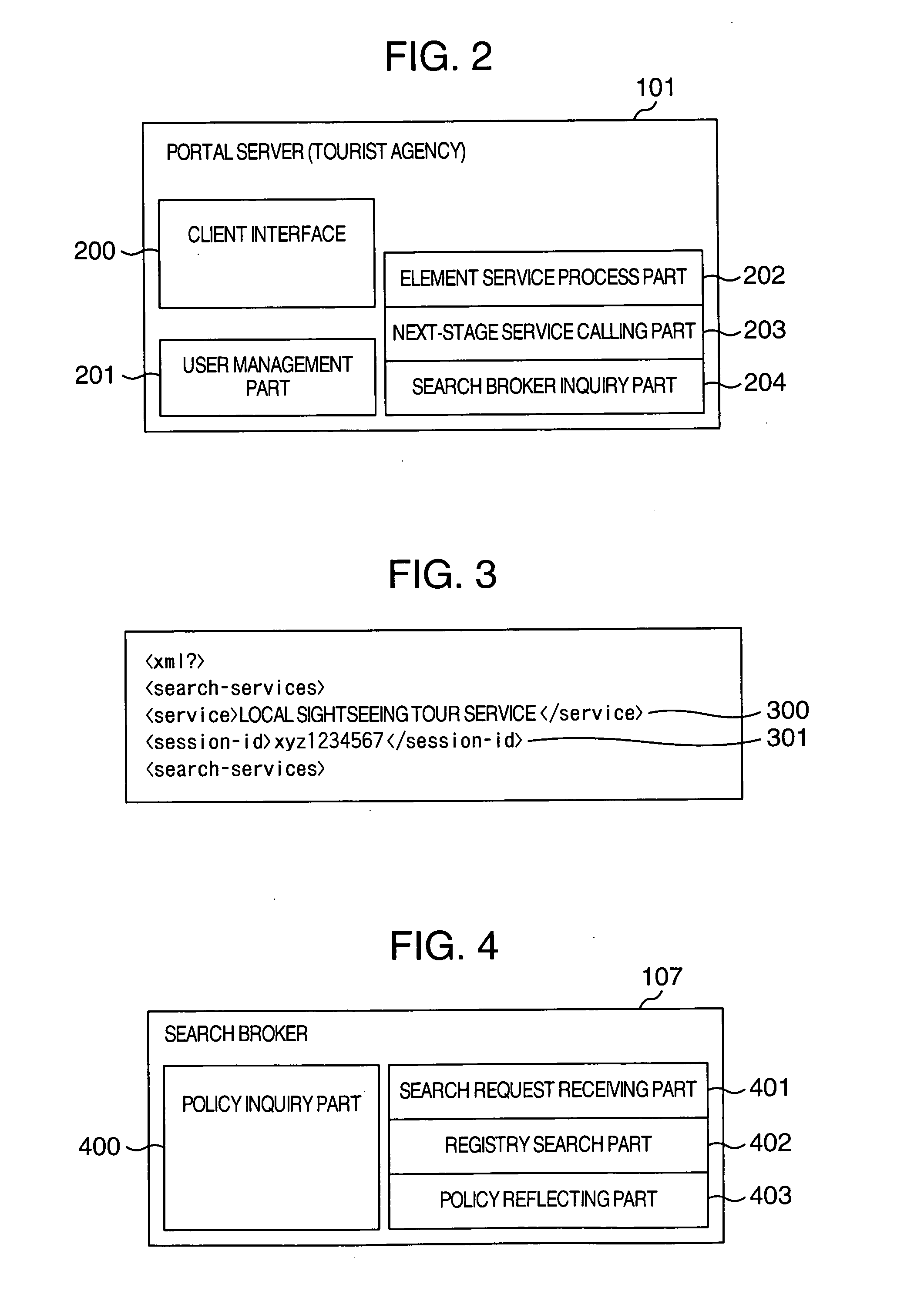 Search method and search broker