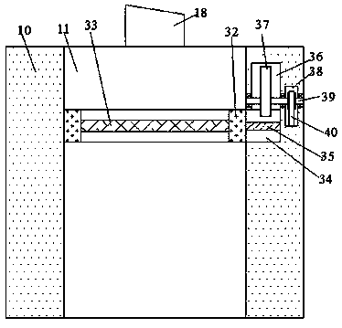 Ore powder particle separation device