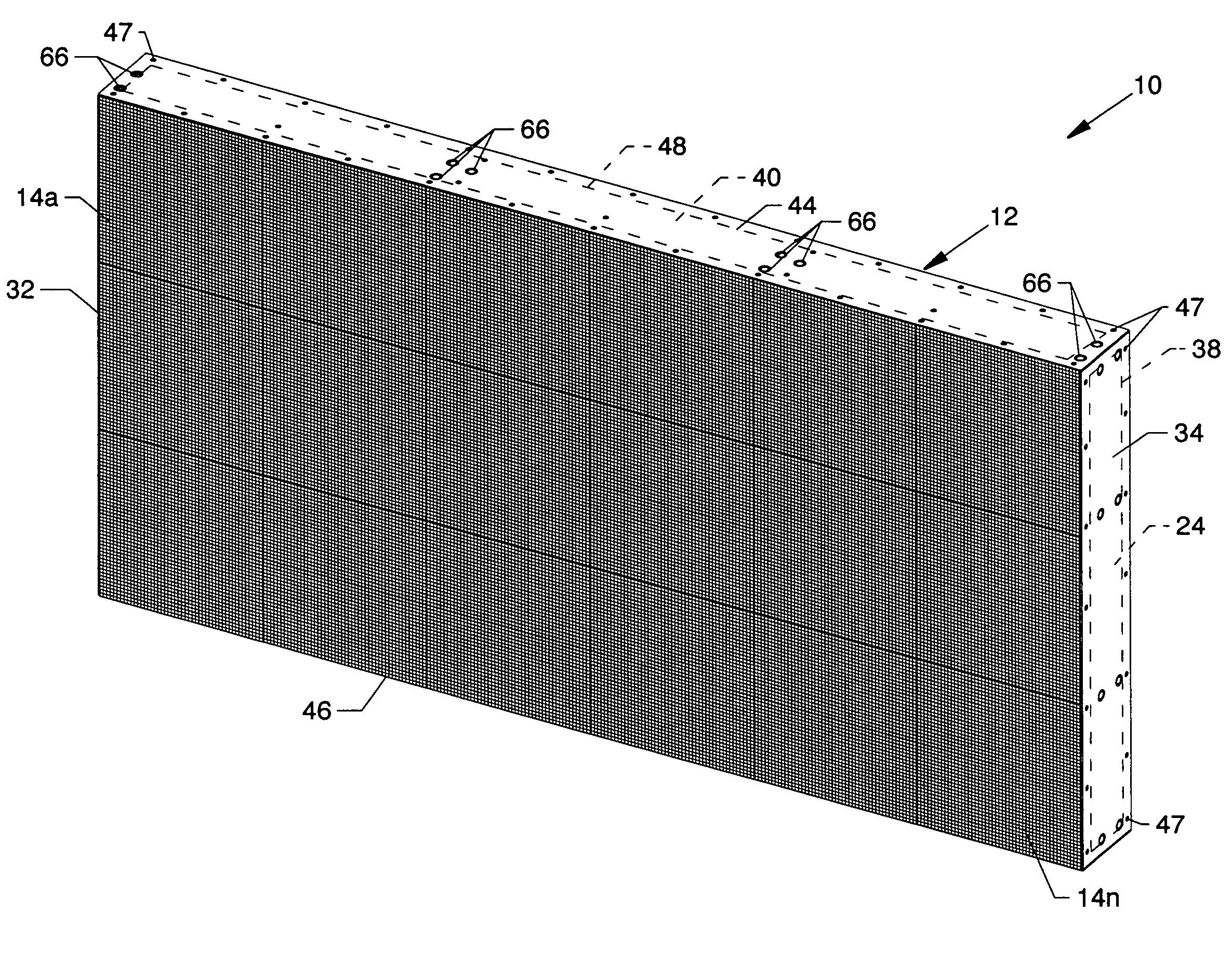 Electronic sign having a formed metal cabinet