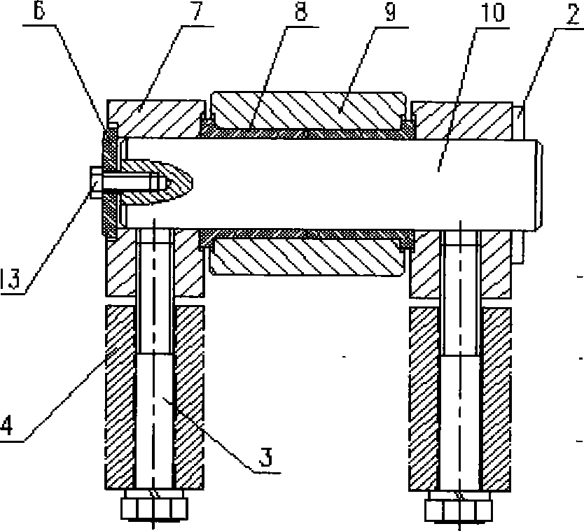 Eletromagnetic stirring supporting roller