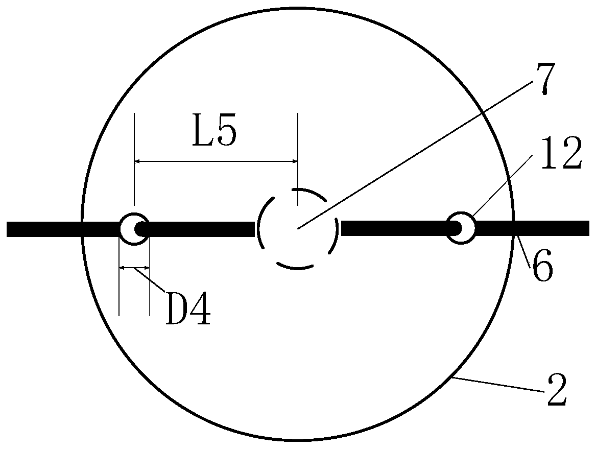 Resonant cavity for accumulative receiving of sine wave signals, and working method thereof