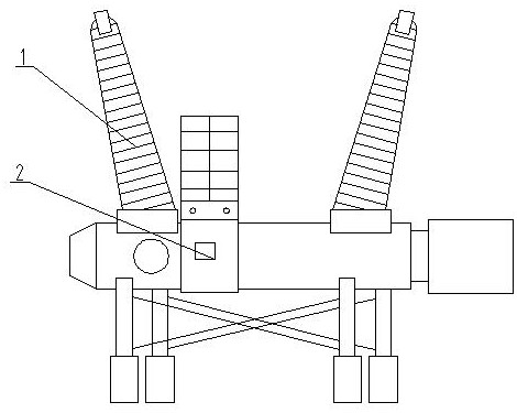 Breaker energy conversion type emergency heating device