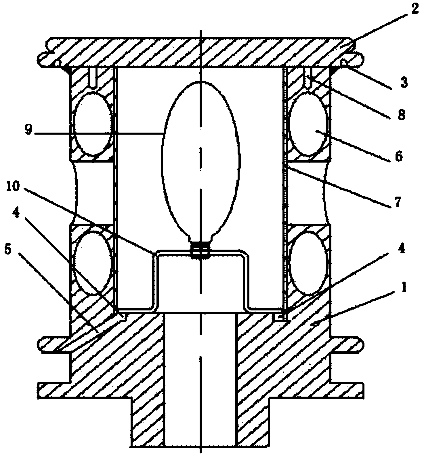 Landscape lamp for hydroelectric power station dam