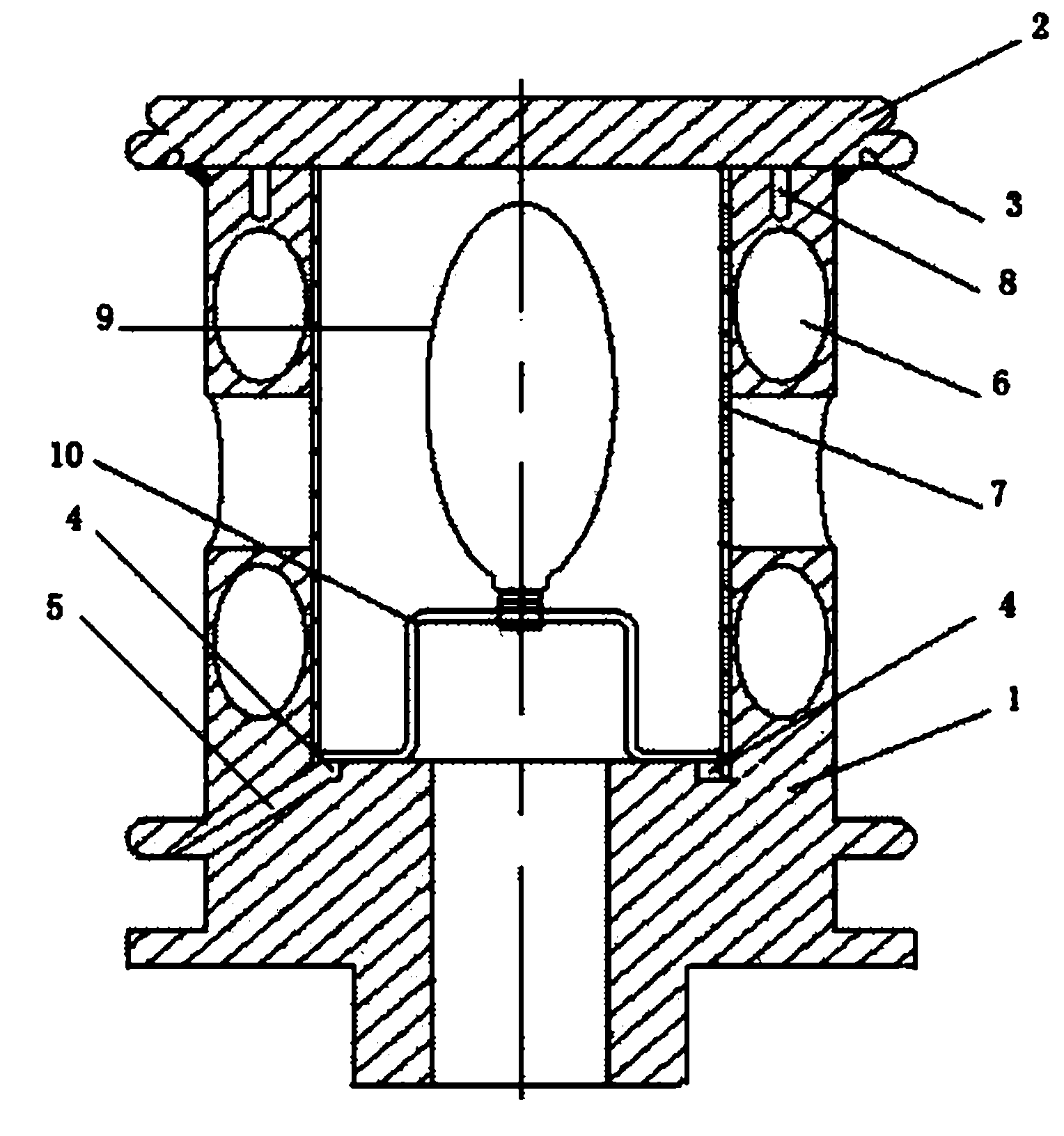 Landscape lamp for hydroelectric power station dam