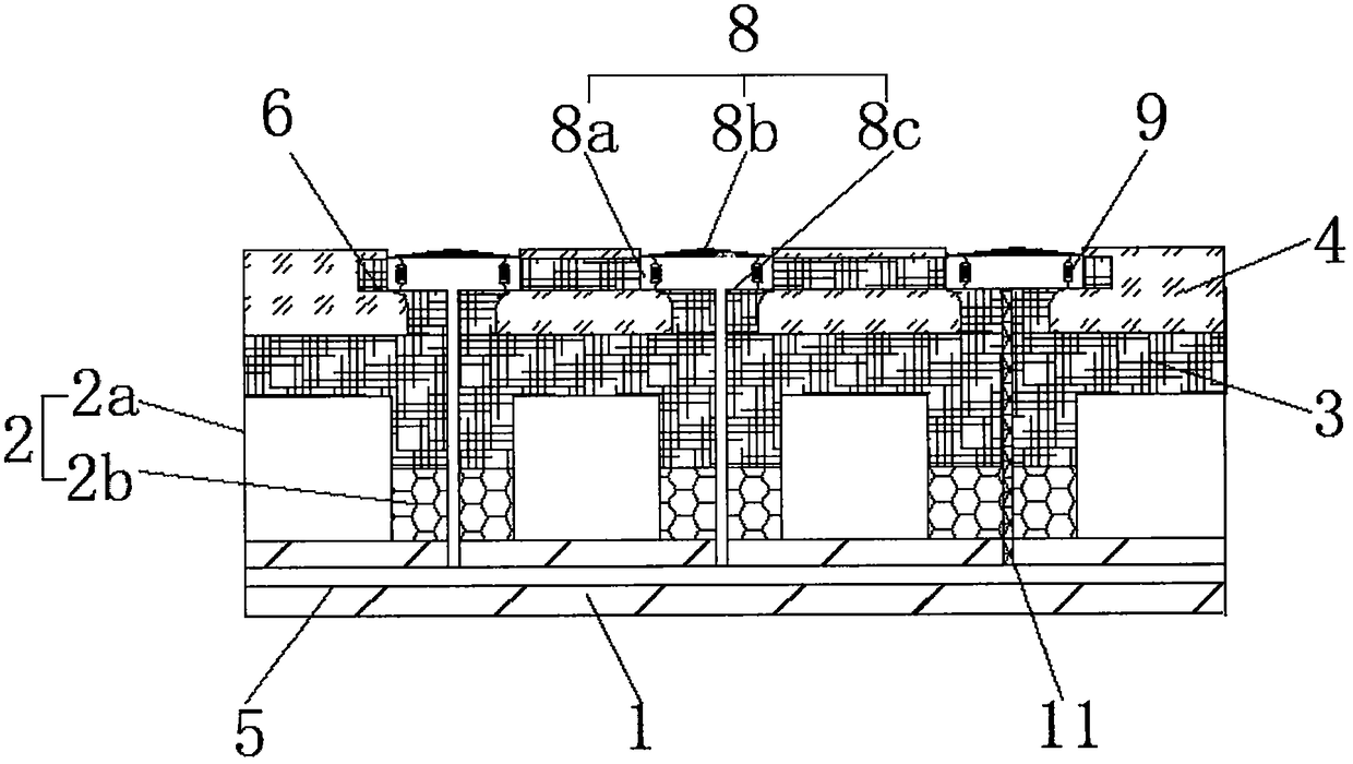 Durable type asphalt pavement structure