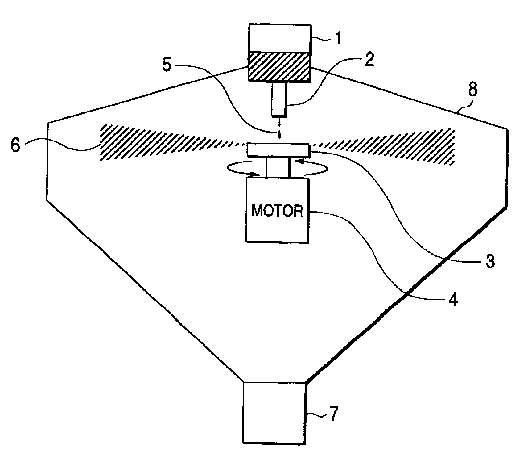 Apparatus for fabricating powdery thermoelectric material and method of fabricating powdery thermoelectric material using the same