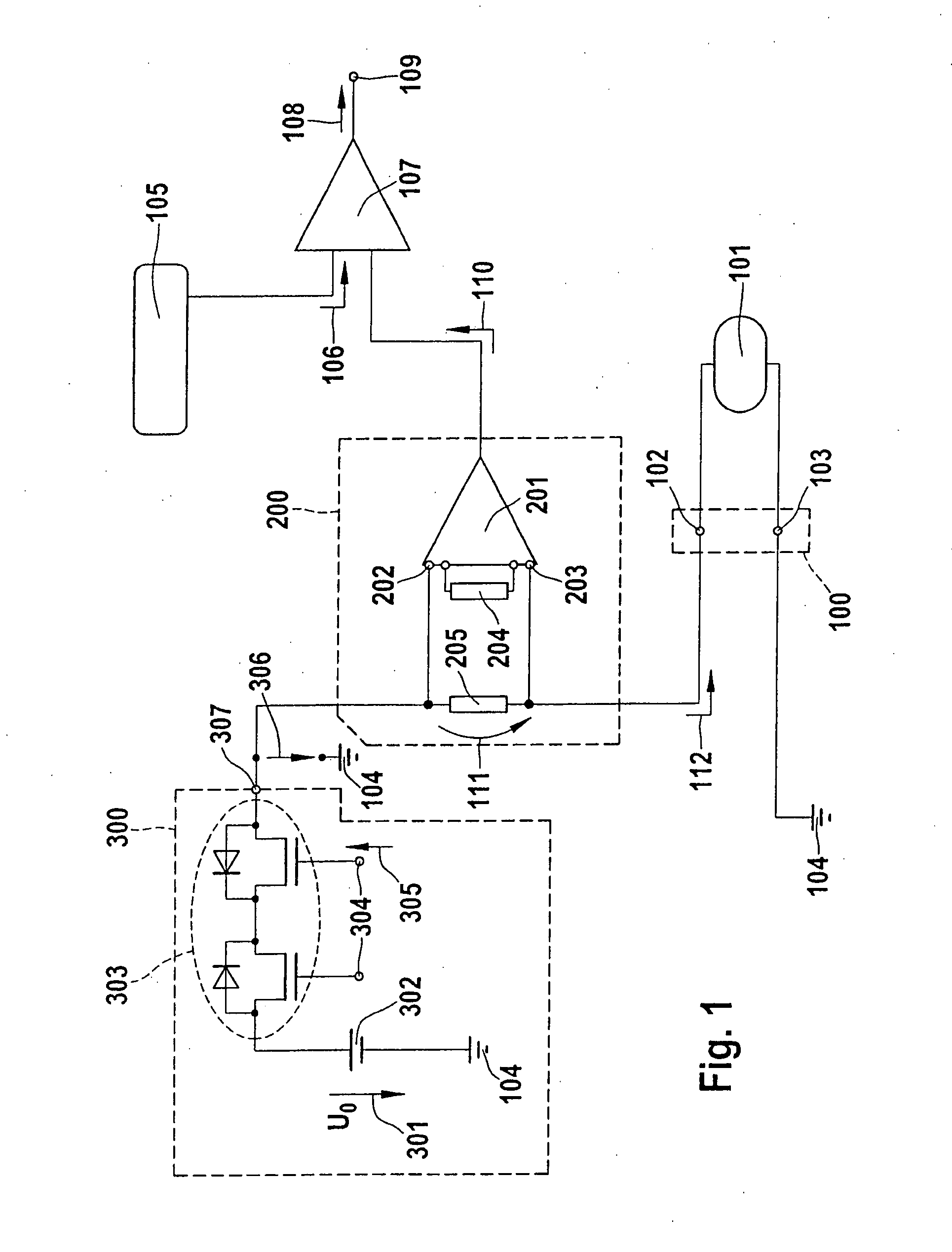 Sensor interface with integrated current measurement