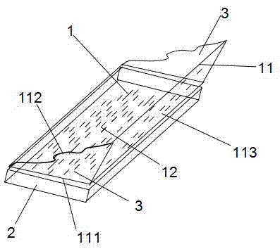 Light guide strip for liquid crystal display