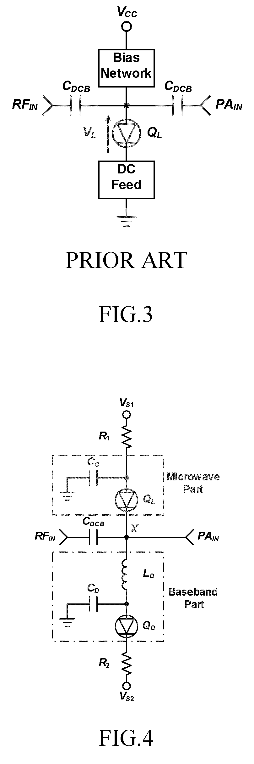 Average power efficiency enhancement and linearity improvement of microwave power amplifiers