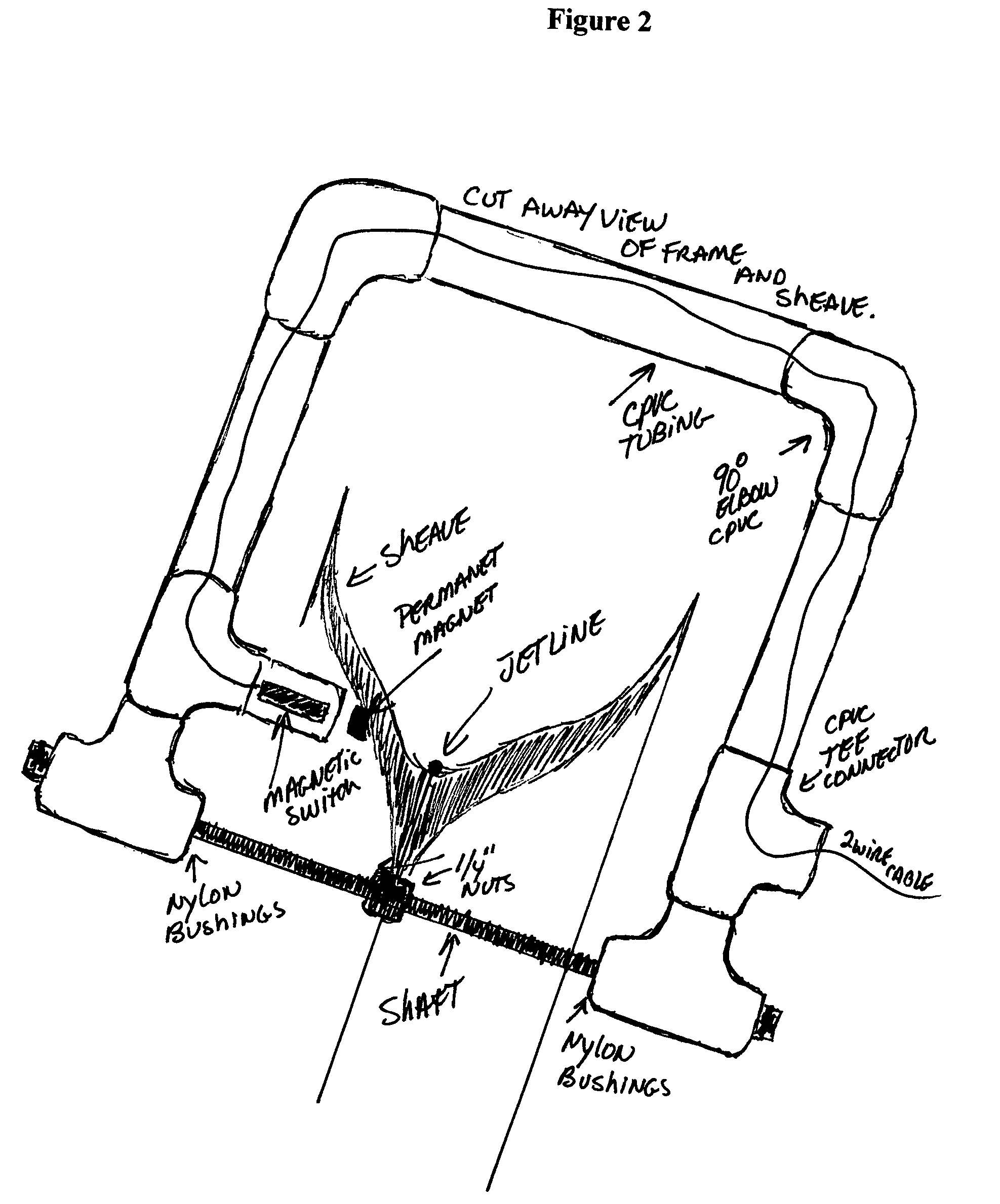 Conduit measuring tool-device for measuring the length of electrical conduit