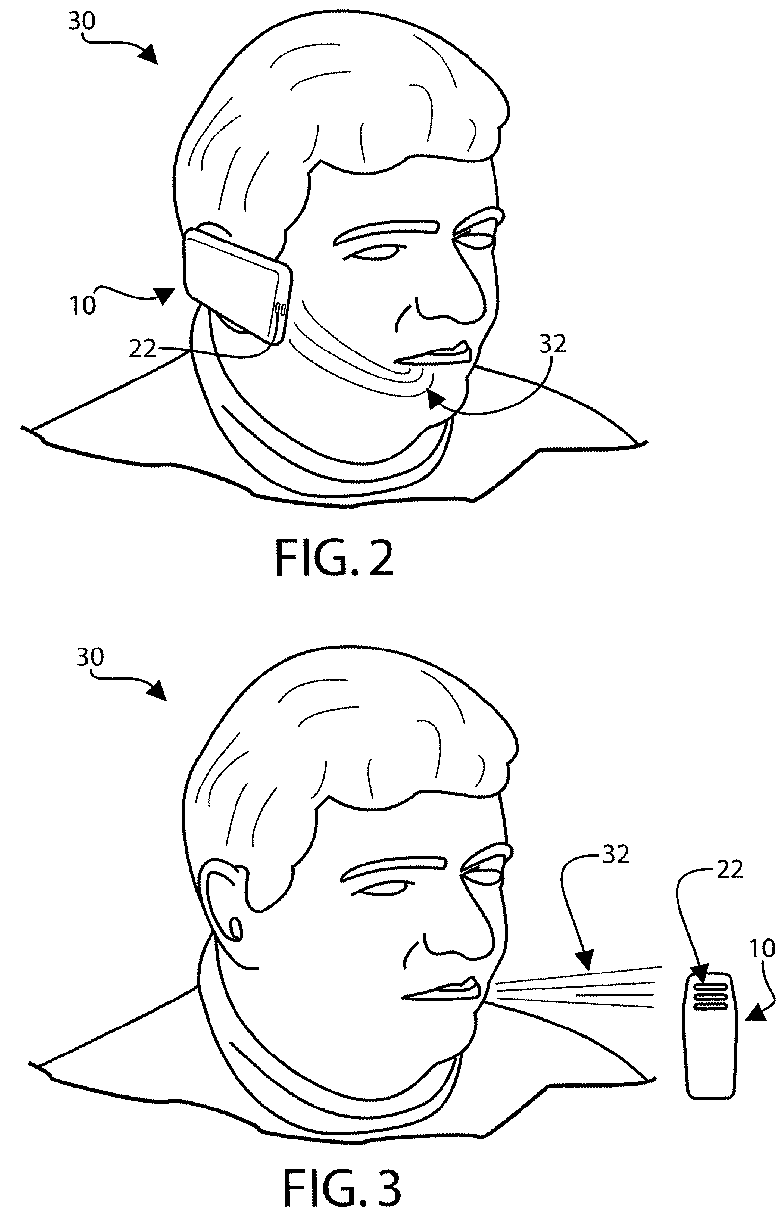 Cell phone with breath analyzer