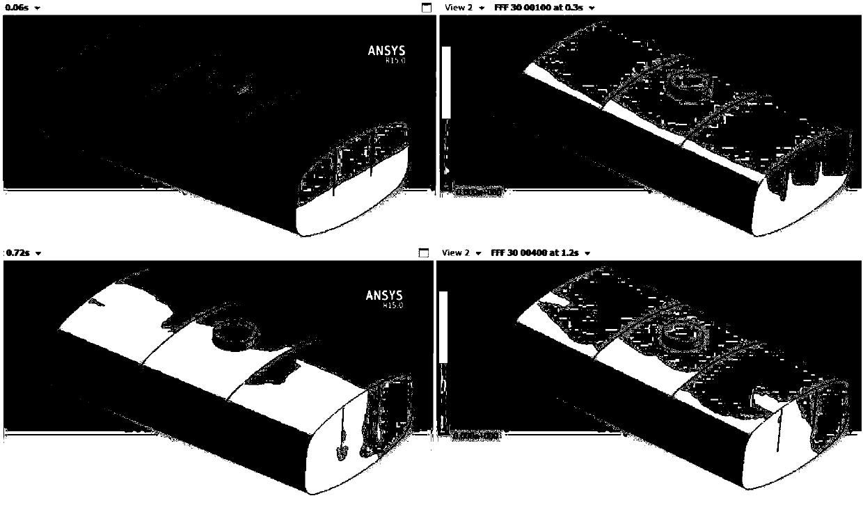 Method for establishing sloshing numerical model of oil in vehicle-mounted metal oil tank