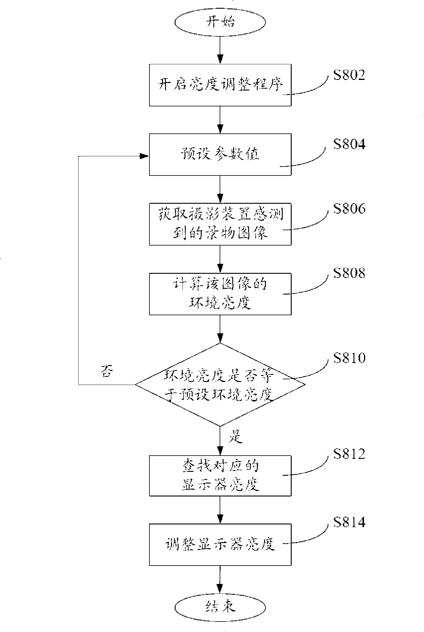 Video taking apparatus and display lightness regulation method