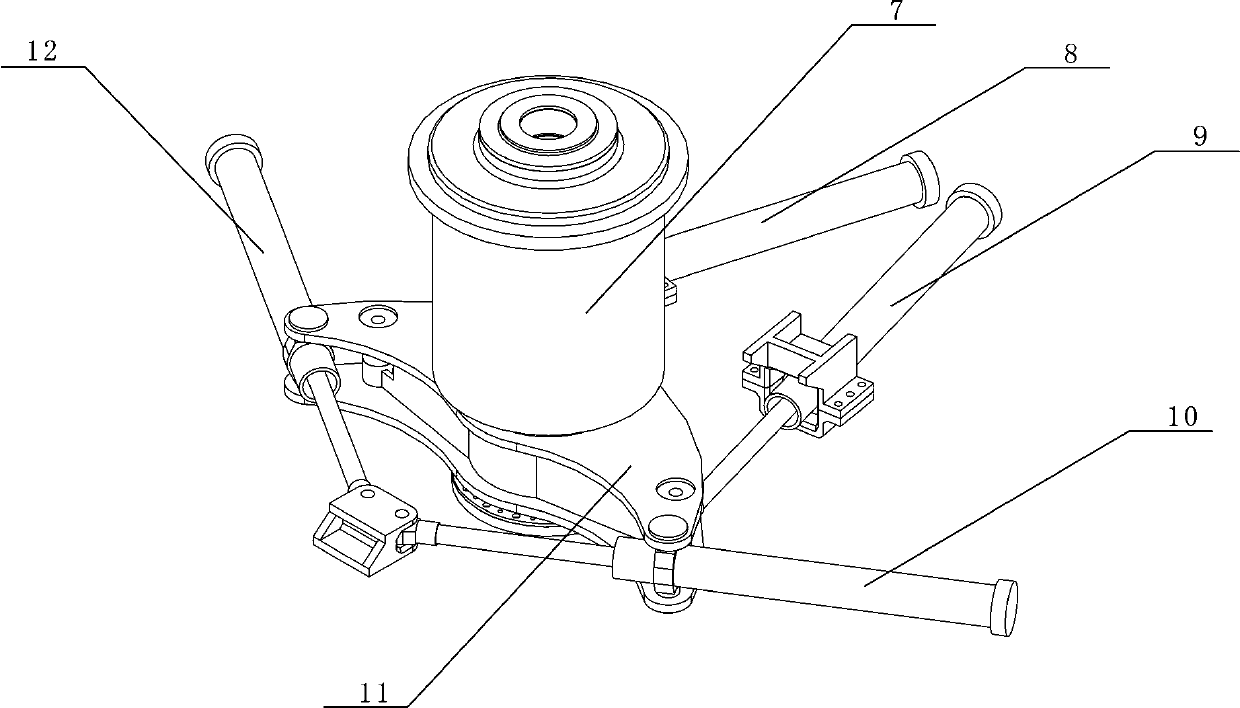 Swing-type diameter-variable envelope forming full-section drill tool