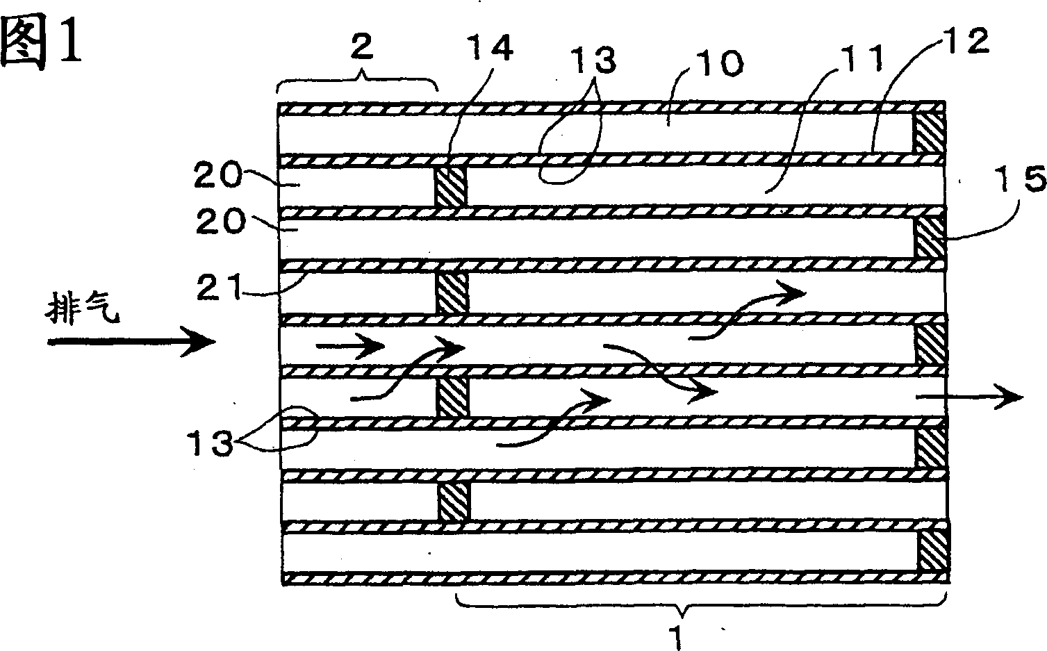 Air exhaust pwrifying filter catalyst