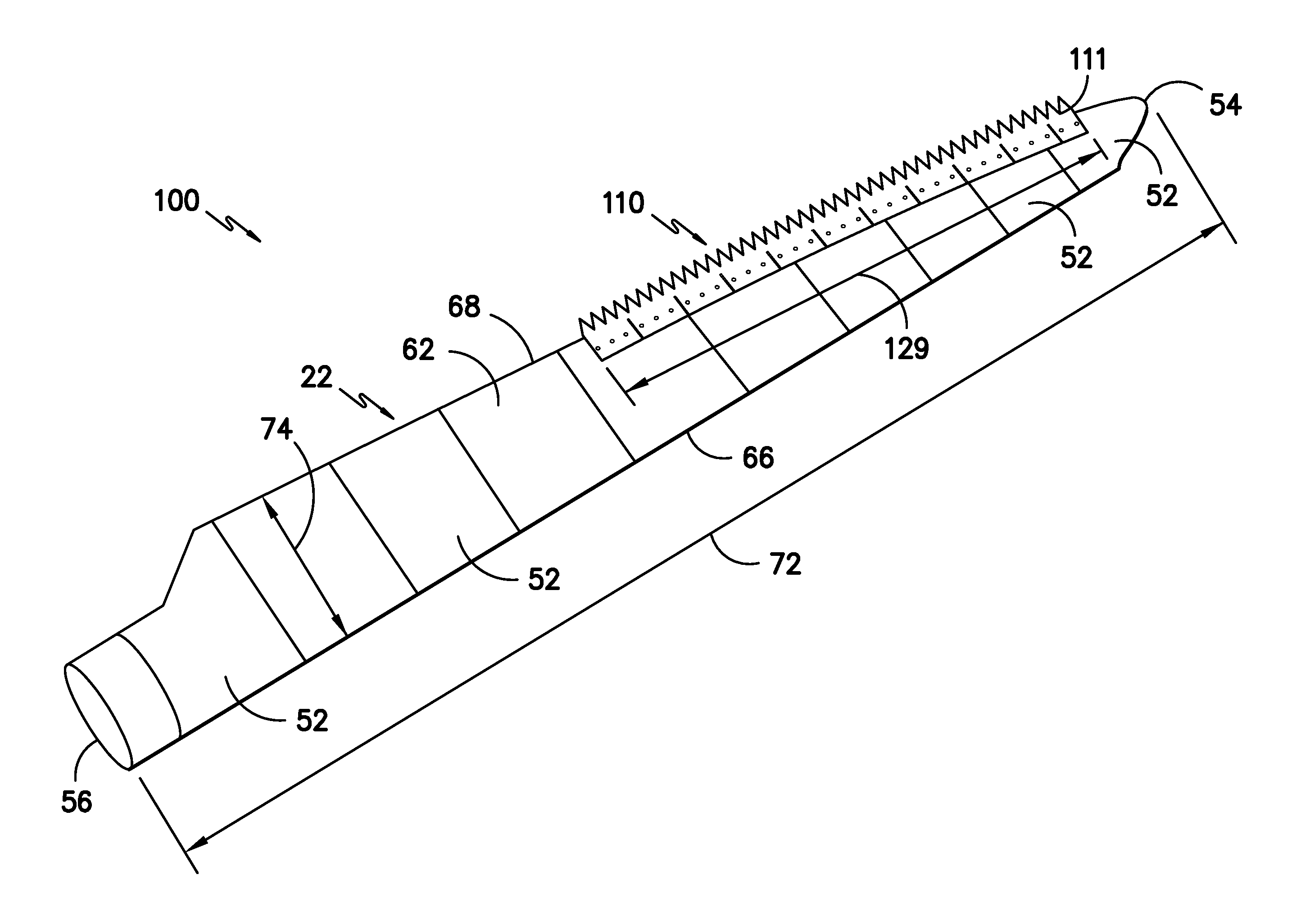 Blade extension for rotor blade in wind turbine