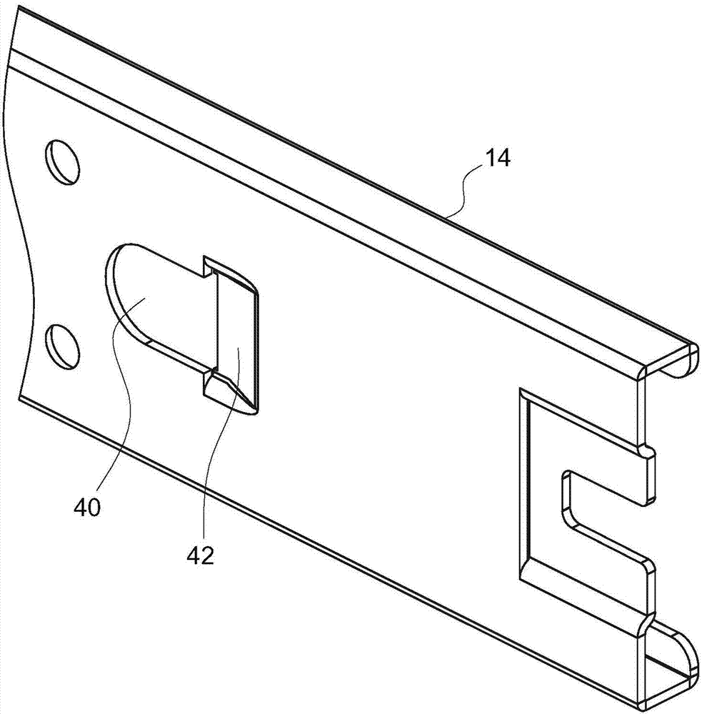 Adjustable bracket for sliding rail assembly