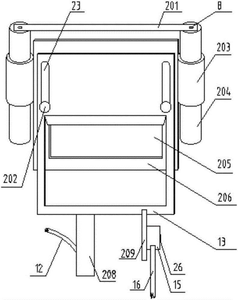 Semi-automatic strip-shaped food slicing device