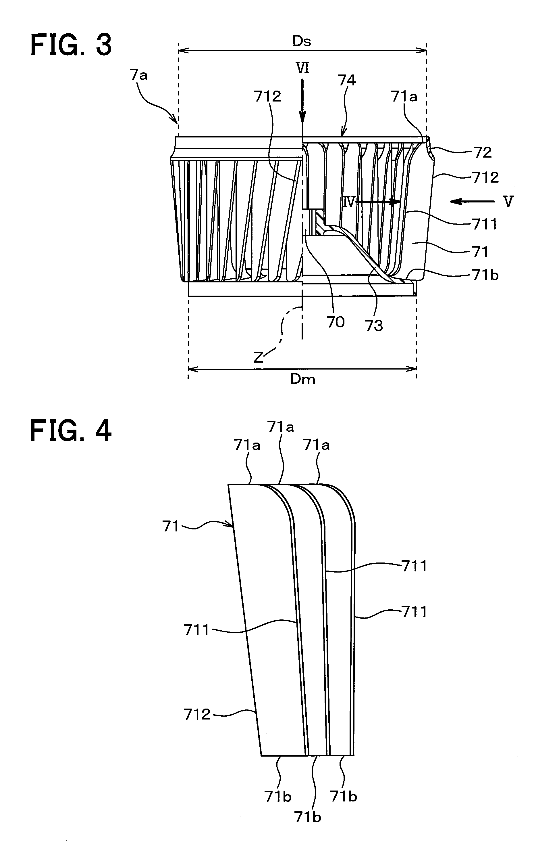 Centrifugal multi-blade blower