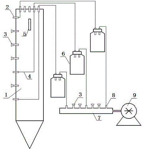 River and lake layered synchronous rapid water collection device