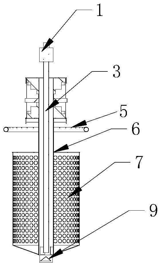 Pool type water treatment device and system with rotary filter element and external liquid pump