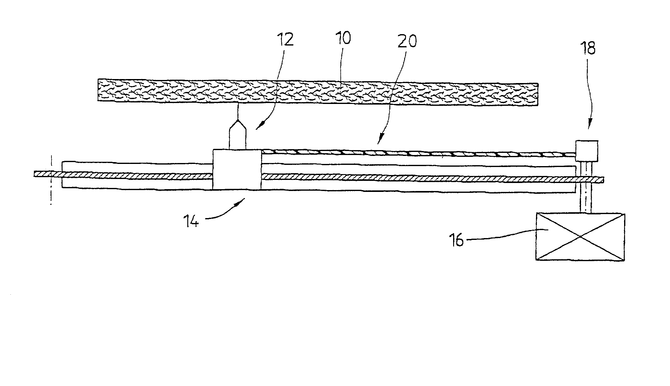 Process for conditioning a circulating felt belt