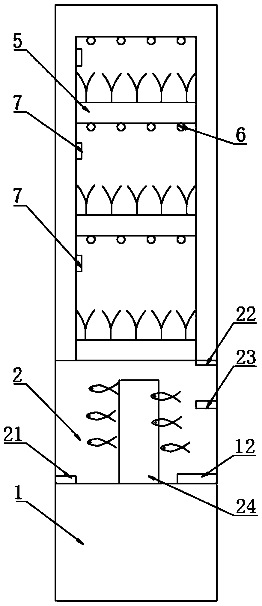 Intelligent aquaponics cultivation equipment