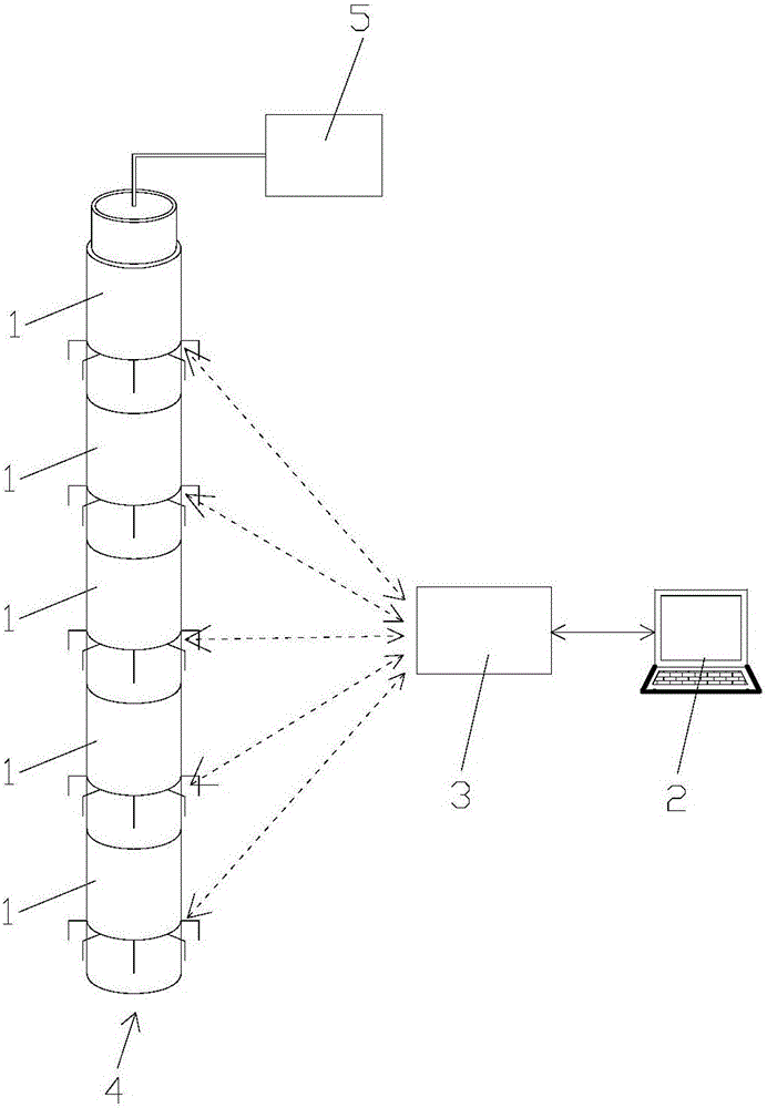 System and method for detecting content of unfrozen water in frozen soil based on soil mass resistivity variation