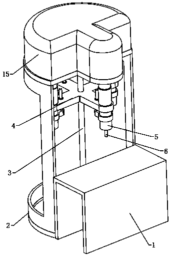 Quick drill bit replacing mechanism for drilling machine