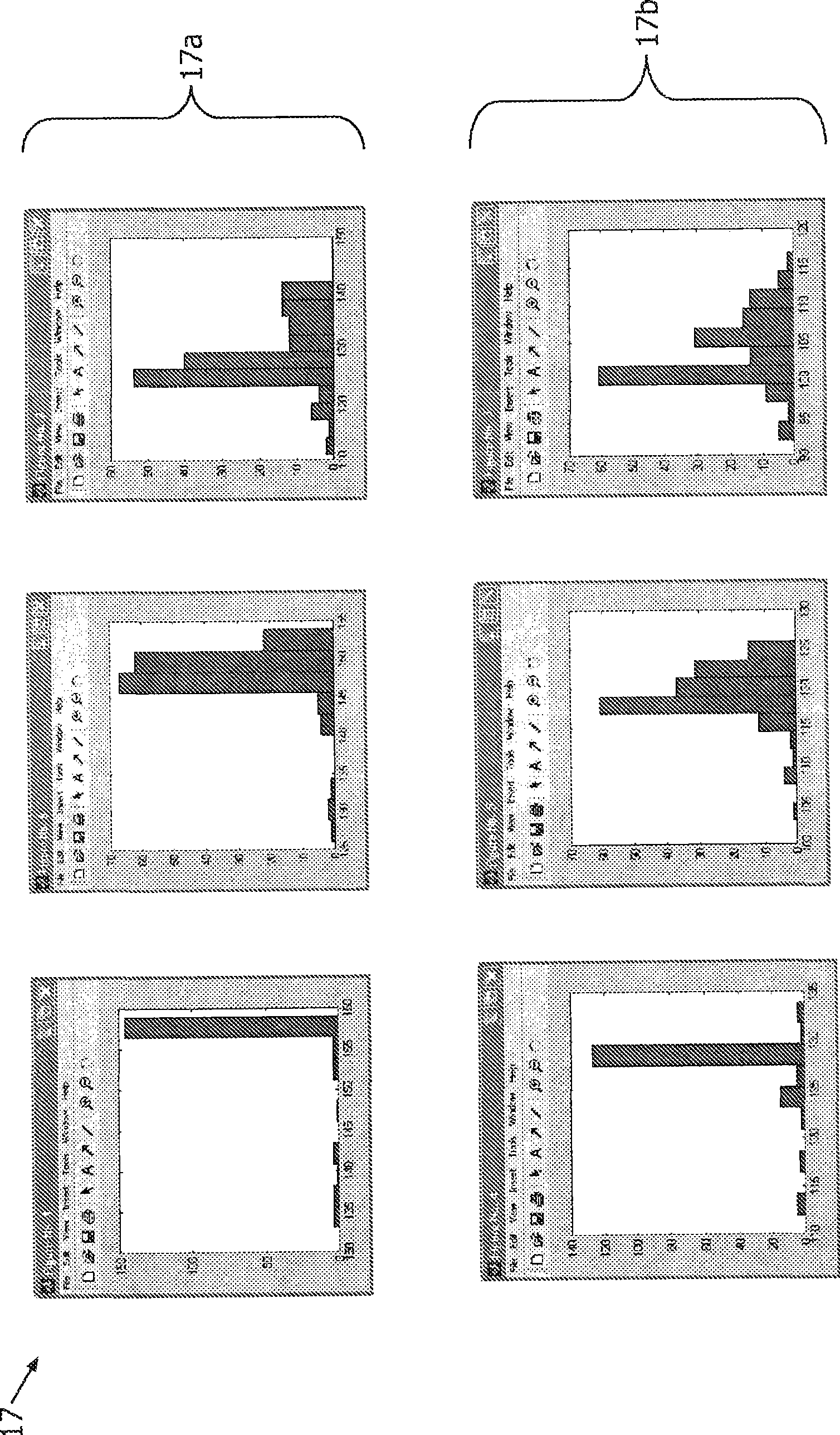 A method, a system and a computer program for determining a threshold in an image comprising image values