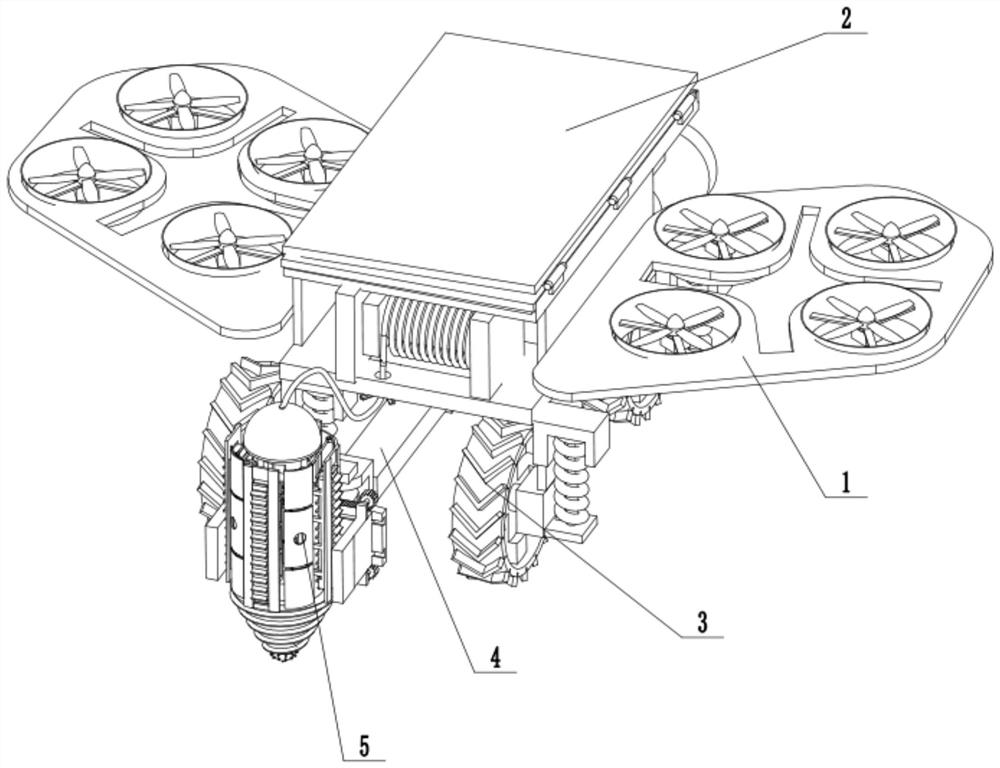 A goaf subsidence alarm device