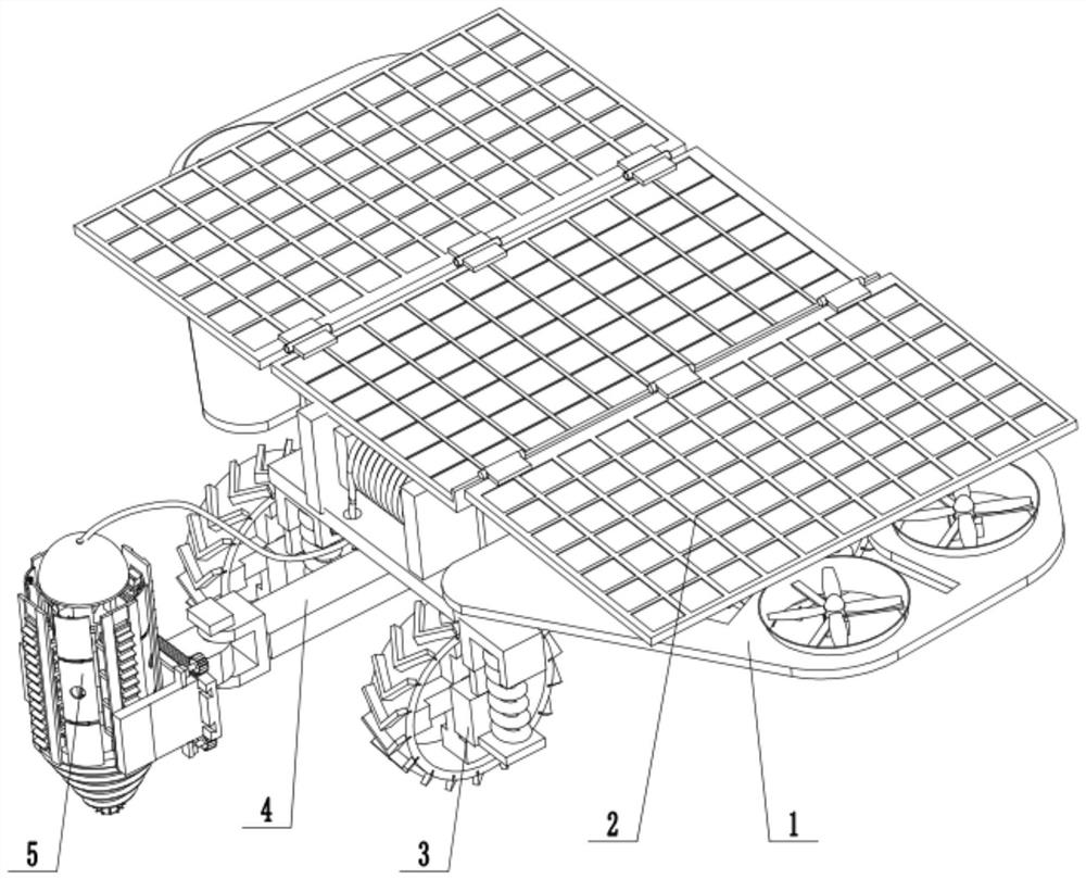 A goaf subsidence alarm device