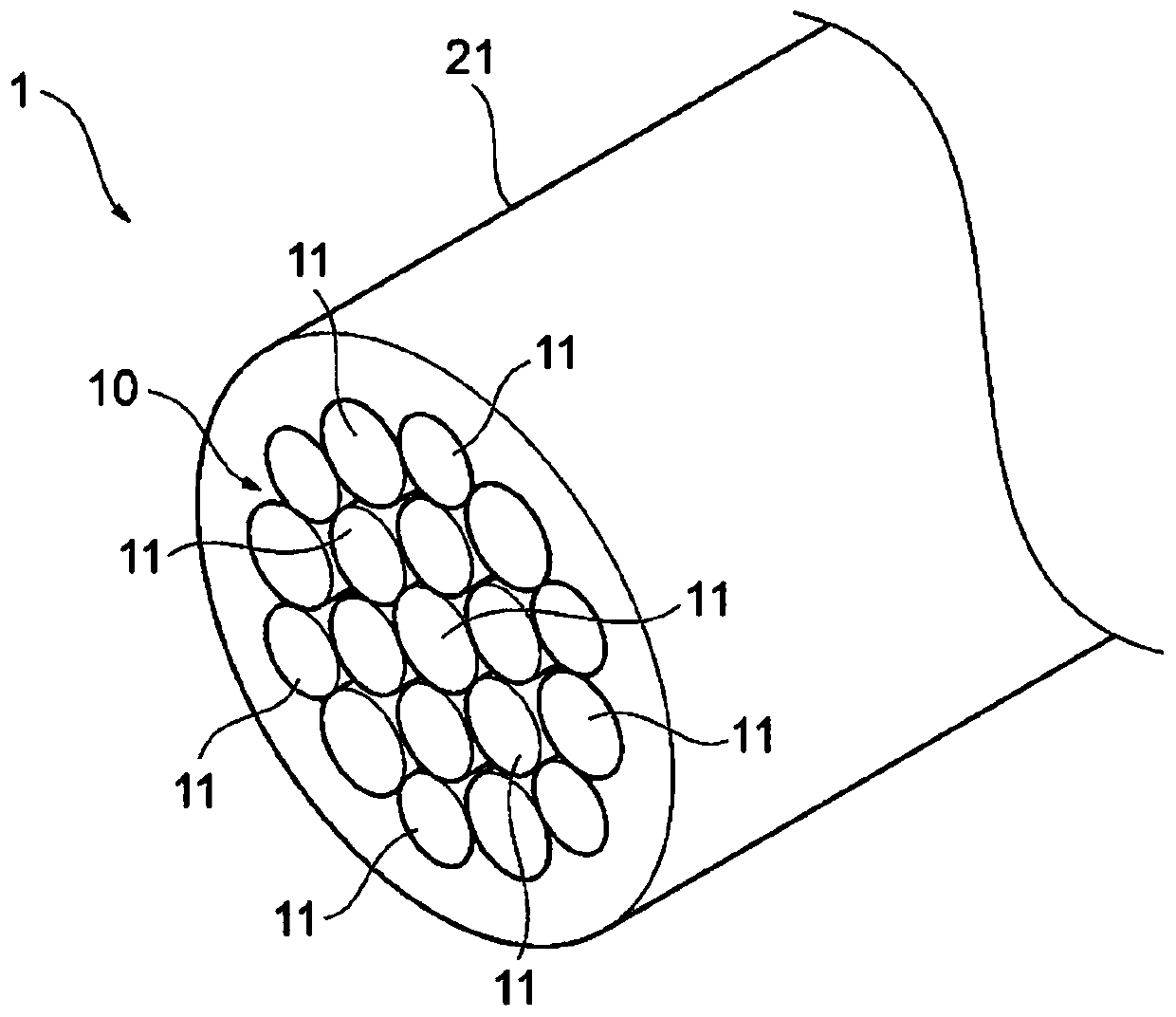 Carbon nanotube-coated electric wire