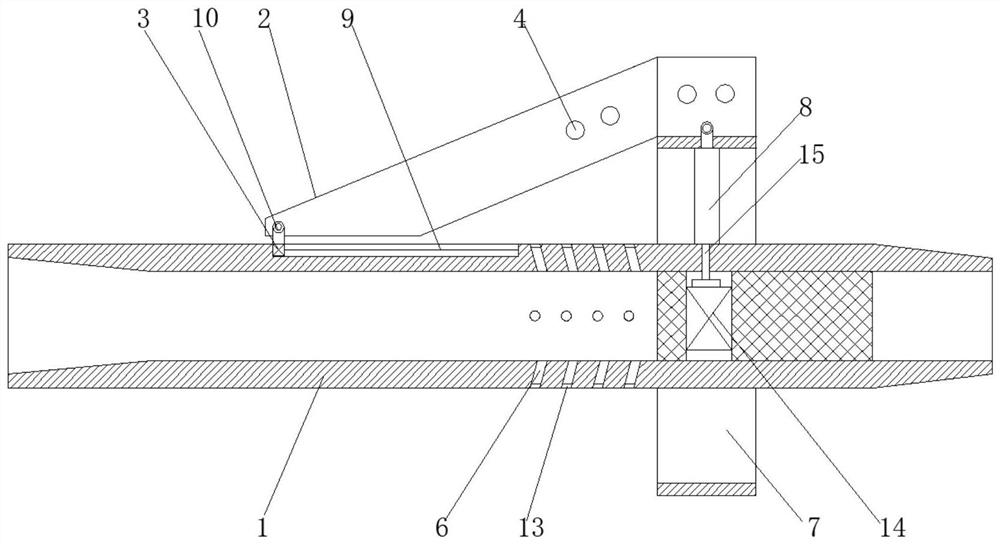 Three-wing drill bit for pipeline dredging