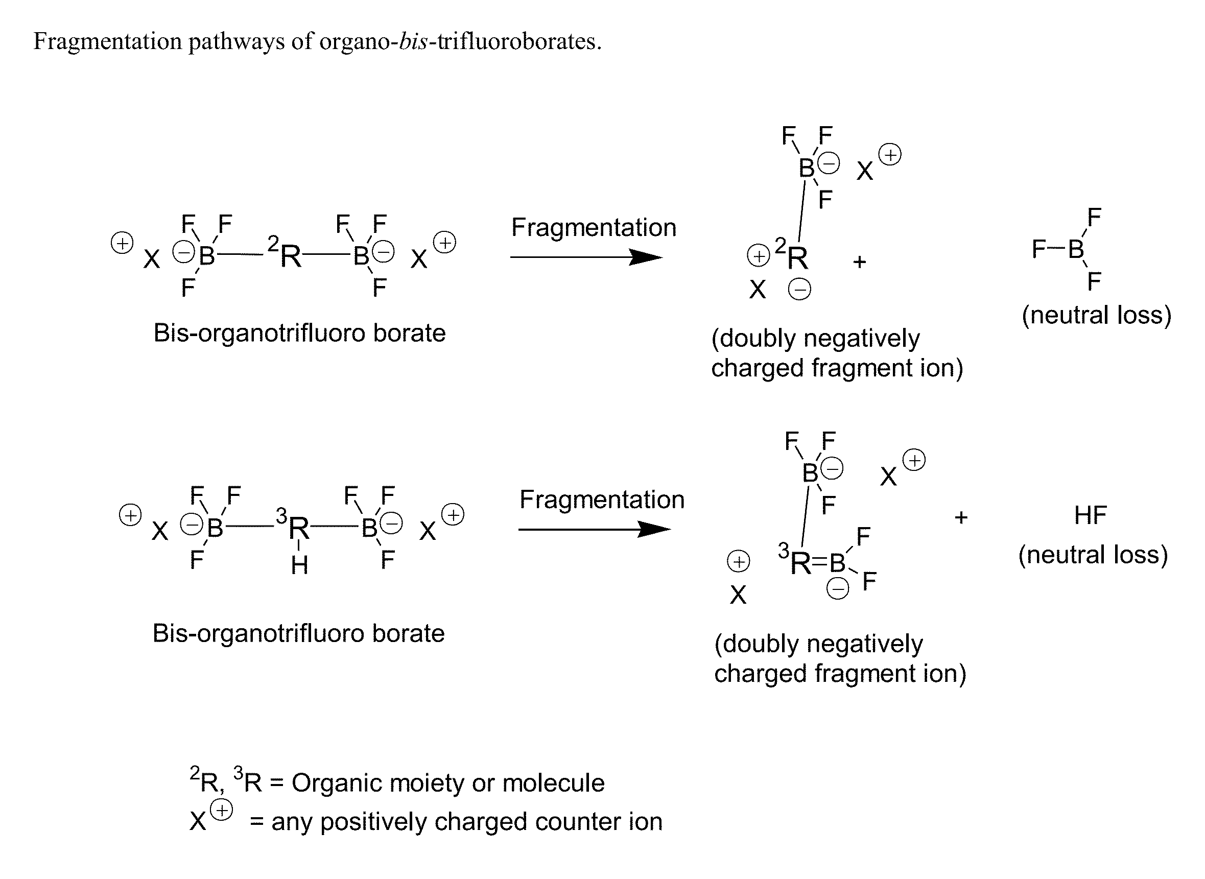 Trifluoroborate mass spectrometric tags