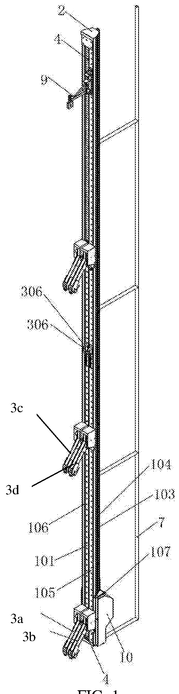 Sealed and integrated climbing scaffold and method for using the same