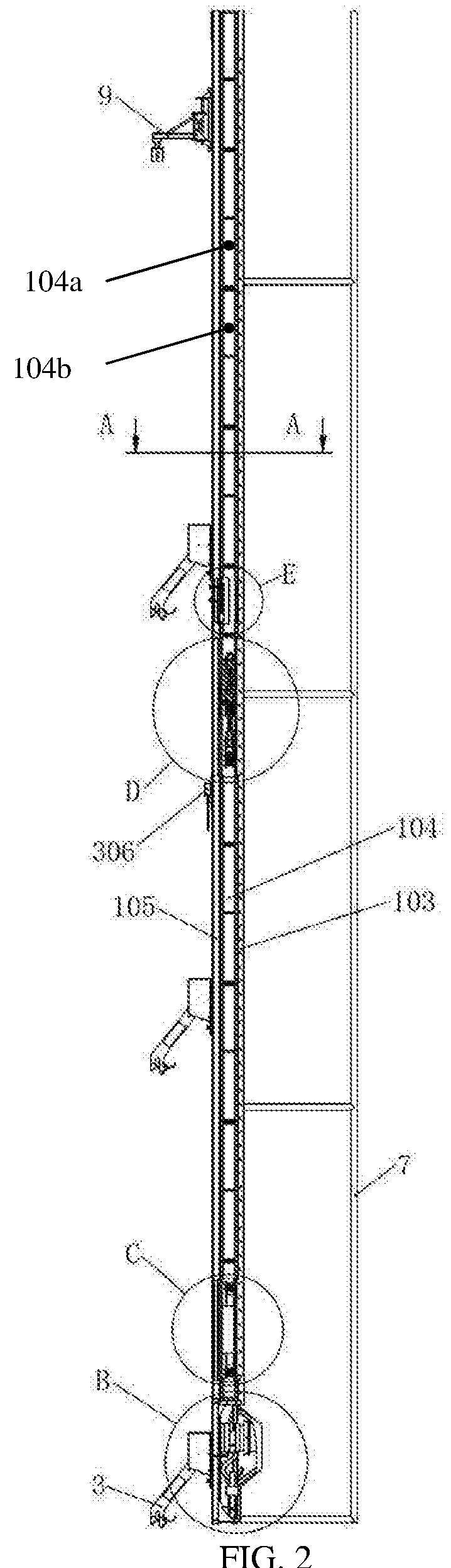 Sealed and integrated climbing scaffold and method for using the same