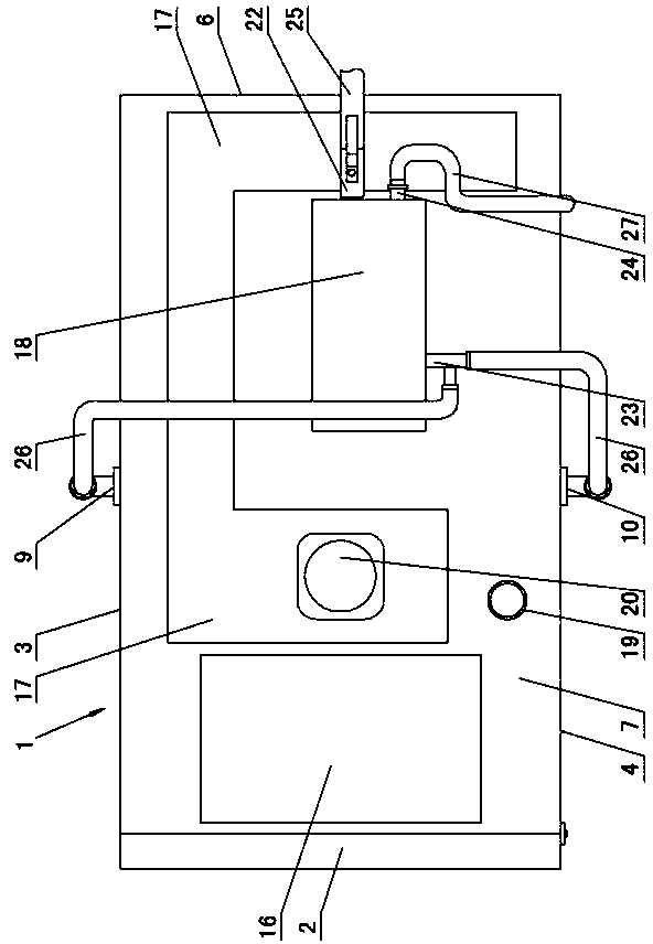 Electrothermal steam drying and setting machine