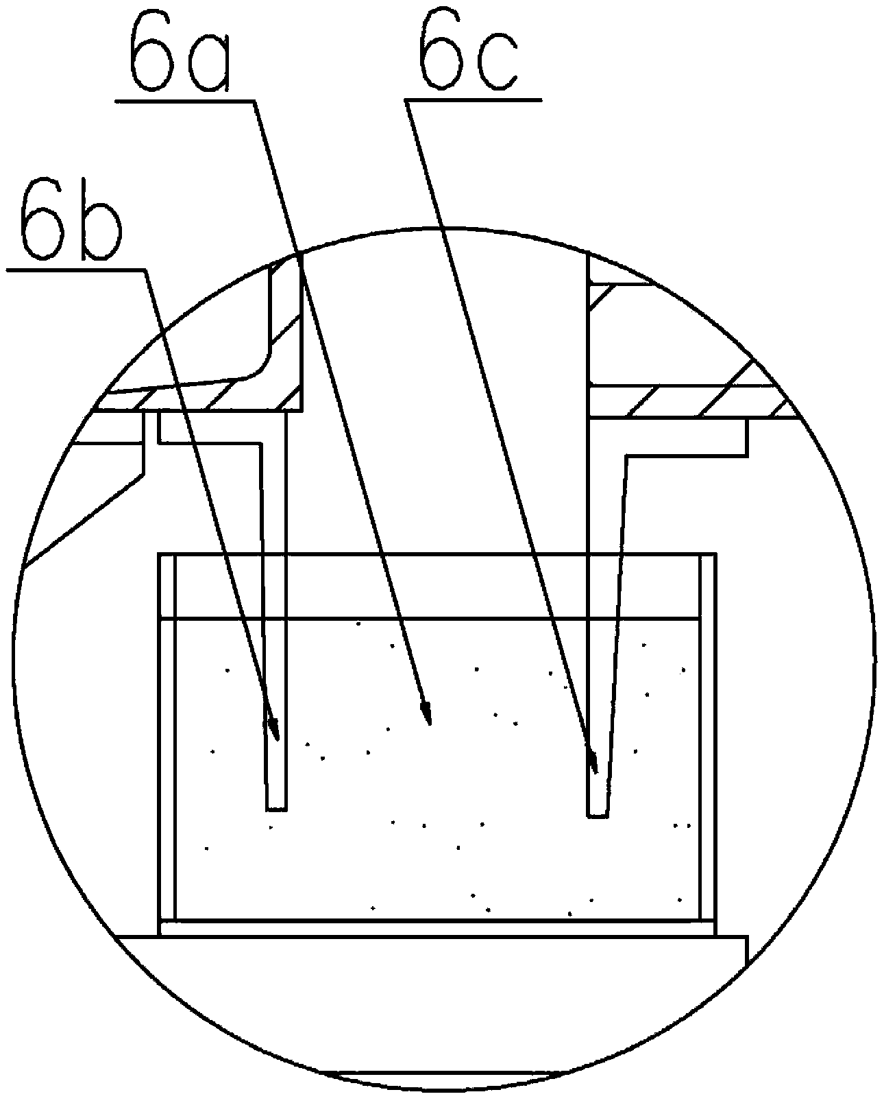 Airtight-ring-type heating furnace insulating from air